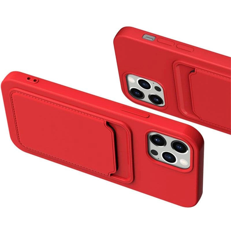 Card Case silikonowe do Xiaomi Redmi Note 10 5G / Poco M3 Pro granatowy – zdjęcie 8