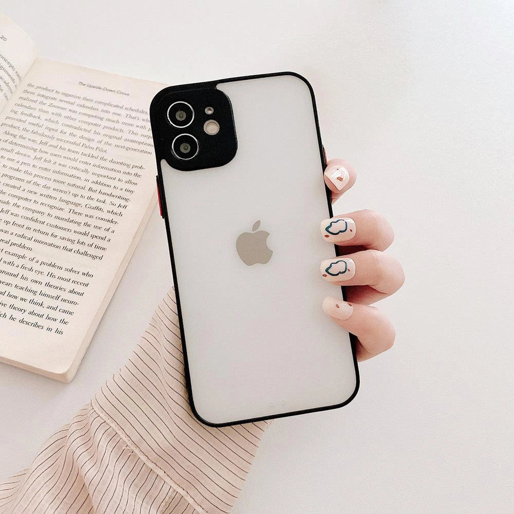 Milky Case silikonowe elastyczne do Samsung Galaxy A72 4G czarny – zdjęcie 2