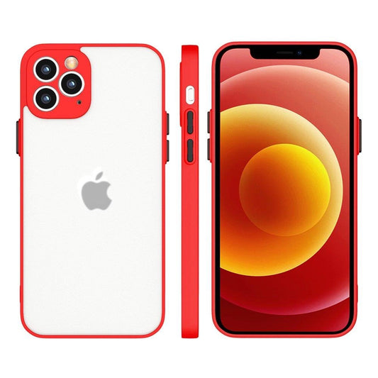 Milky Case silikonowe elastyczne do Samsung Galaxy A72 4G czerwony