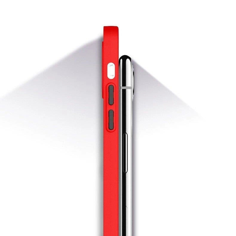 Milky Case silikonowe elastyczne do Samsung Galaxy A22 4G czerwony – zdjęcie 7