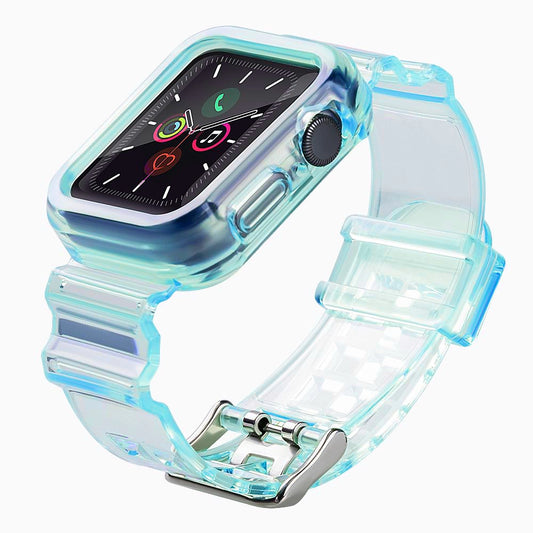 Silikonowa opaska pasek do zegarka Apple Watch 42 mm - niebieska