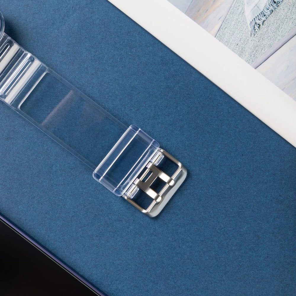 Silikonowa opaska pasek bransoleta do zegarka Apple Watch 42 mm - czerwony – zdjęcie 6