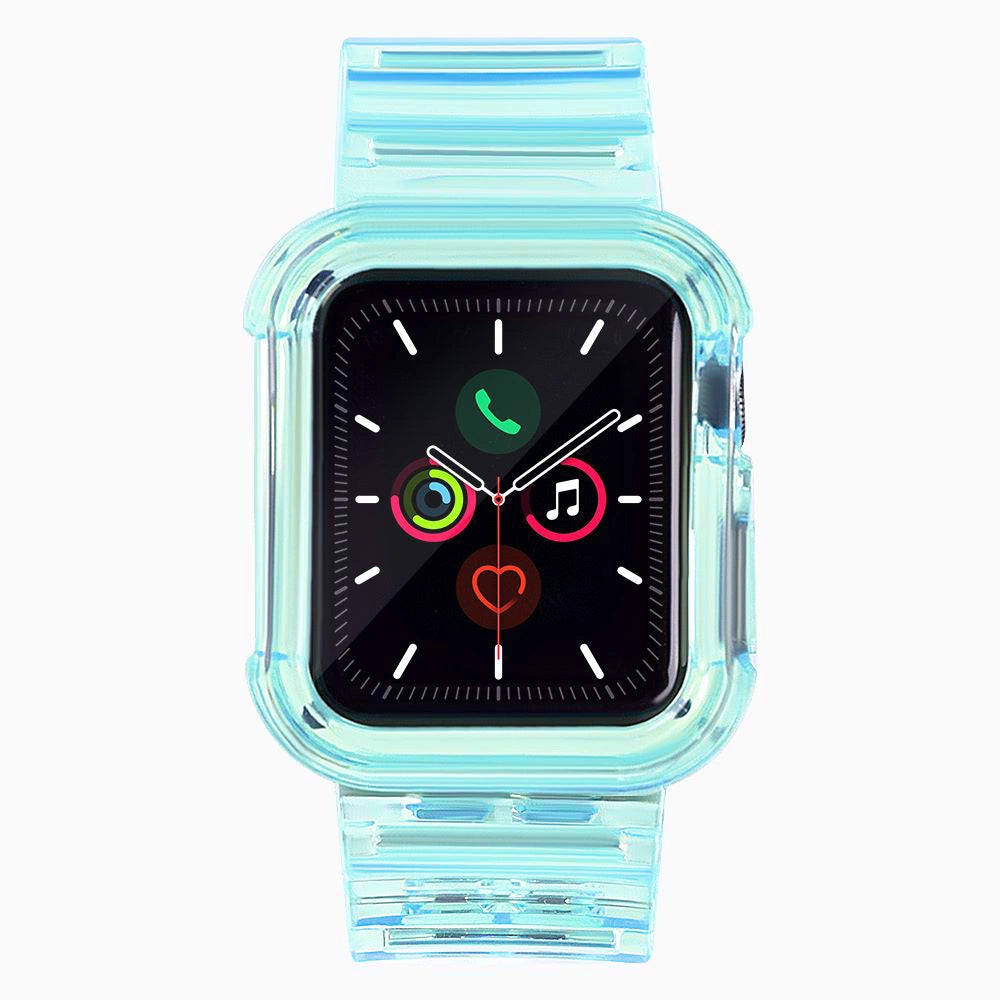 Silikonowa opaska pasek do zegarka Apple Watch 40 mm - niebieska