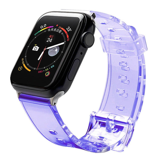 Pasek silikonowy bransoleta do zegarka Apple Watch 42 / 44 mm - fioletowy