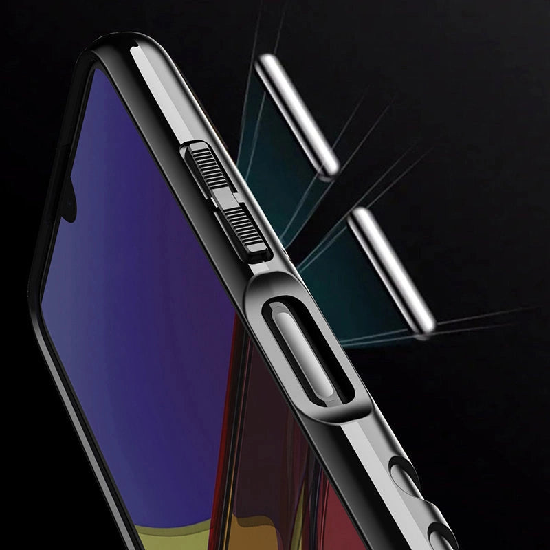 Thunder Case elastyczne pancerne etui pokrowiec Samsung Galaxy A03s czarny – zdjęcie 13
