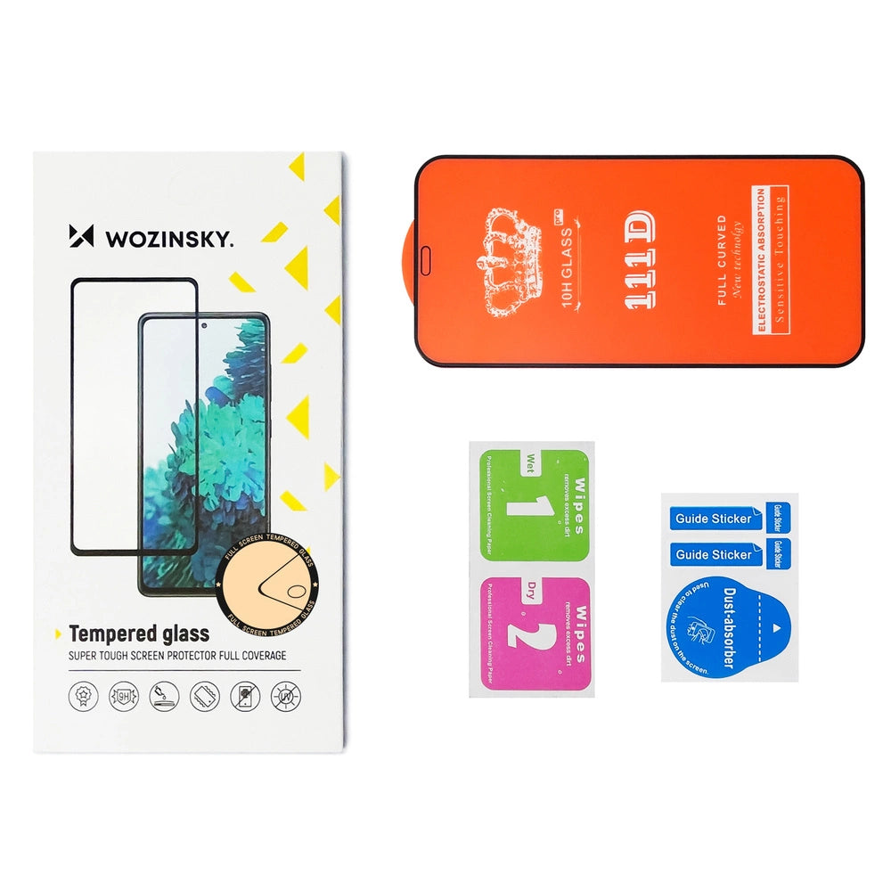 Wozinsky zestaw 2x na cały ekran z ramką Case Friendly iPhone 17e – zdjęcie 5