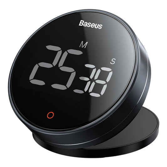 Baseus Heyo Pro obrotowy minutnik czasomierz elektroniczny timer szary