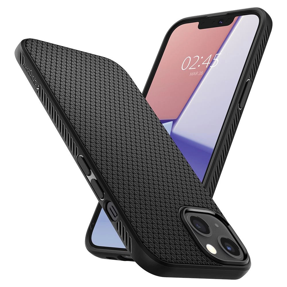 Etui Spigen Liquid Air na iPhone 13 mini - czarny mat – zdjęcie 16
