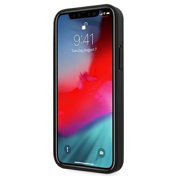 Etui AMG Leather Hot Stamped na iPhone 12 Pro Max - czarne – zdjęcie 5