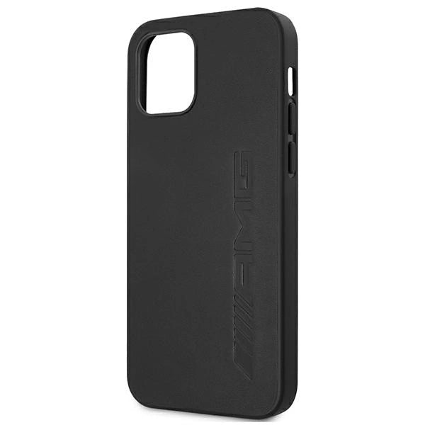 Etui AMG Leather Hot Stamped na iPhone 12 Pro Max - czarne – zdjęcie 6