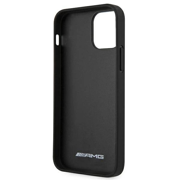 Etui AMG Leather Hot Stamped na iPhone 12 Pro Max - czarne – zdjęcie 7