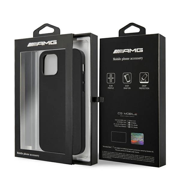 Etui AMG Leather Hot Stamped na iPhone 12 Pro Max - czarne – zdjęcie 8
