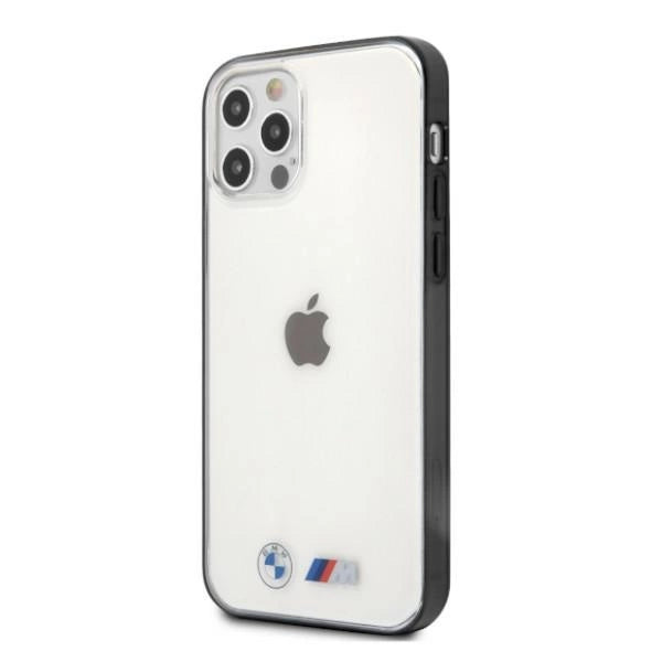 Etui BMW Sandblast na iPhone 12 Pro Max - przezroczyste – zdjęcie 2