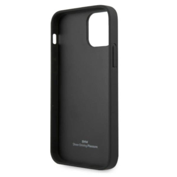 Etui BMW Leather Curve Perforate na iPhone 12 Pro Max - czerwone – zdjęcie 7