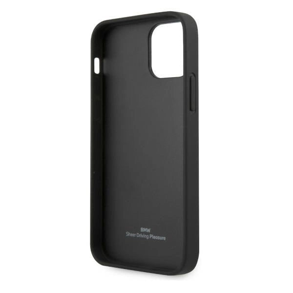 Etui BMW Leather Perforate na iPhone 12 Pro Max - czarne – zdjęcie 7