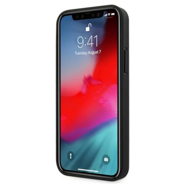 Etui BMW Leather Deboss na iPhone 12 / iPhone 12 Pro - czarne – zdjęcie 5