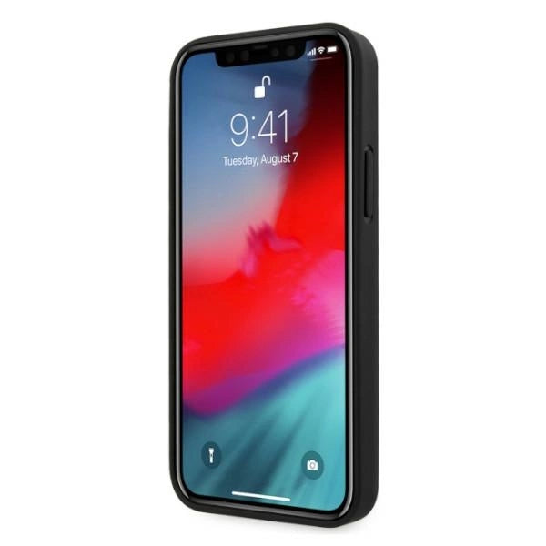 Etui BMW Leather Perforate Sides na iPhone 12 / iPhone 12 Pro - czarne – zdjęcie 5