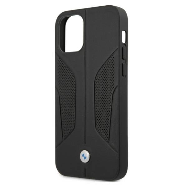 Etui BMW Leather Perforate Sides na iPhone 12 / iPhone 12 Pro - czarne – zdjęcie 6