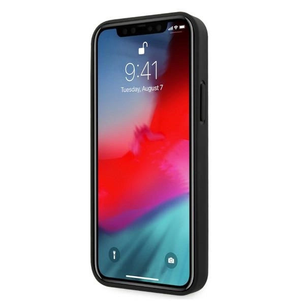 Etui BMW Leather Perforate na iPhone 12 / iPhone 12 Pro - czarne – zdjęcie 5