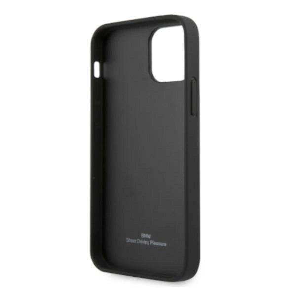Etui BMW Leather Perforate na iPhone 12 / iPhone 12 Pro - czarne – zdjęcie 7