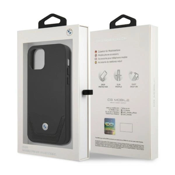 Etui BMW Leather Perforate na iPhone 12 / iPhone 12 Pro - czarne – zdjęcie 8