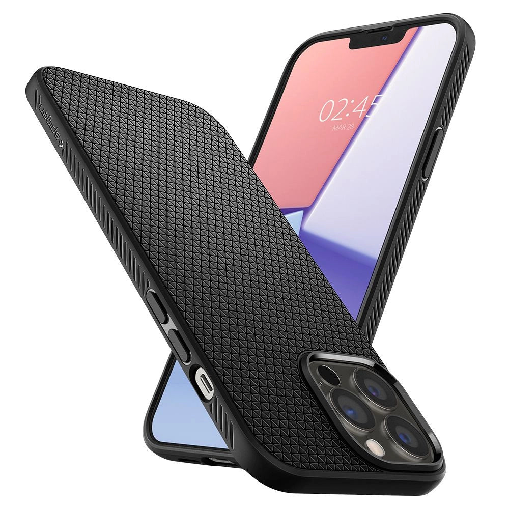 Etui Spigen Liquid Air na iPhone 13 Pro - czarny mat – zdjęcie 16