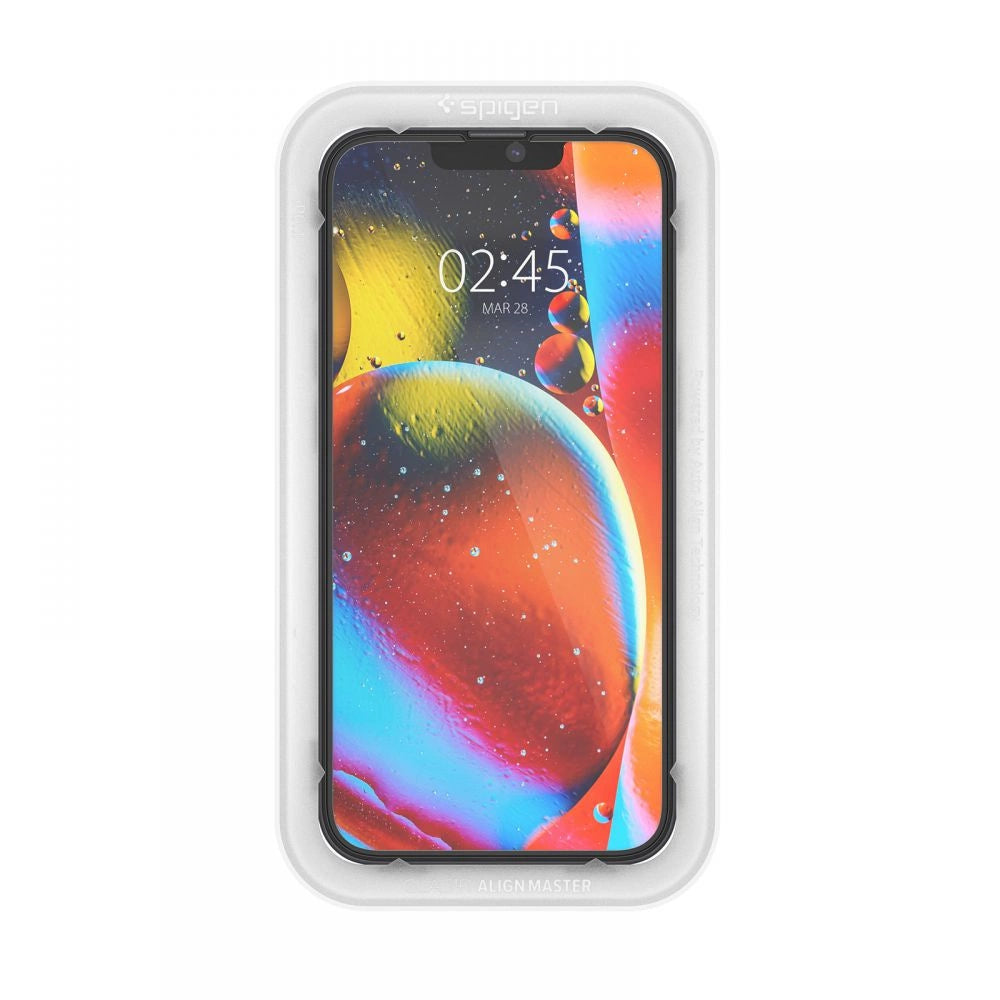 Szkło hartowane na iPhone 13 / 13 Pro / 14 / 16e / 17e- czarne 2 szt. – zdjęcie 4