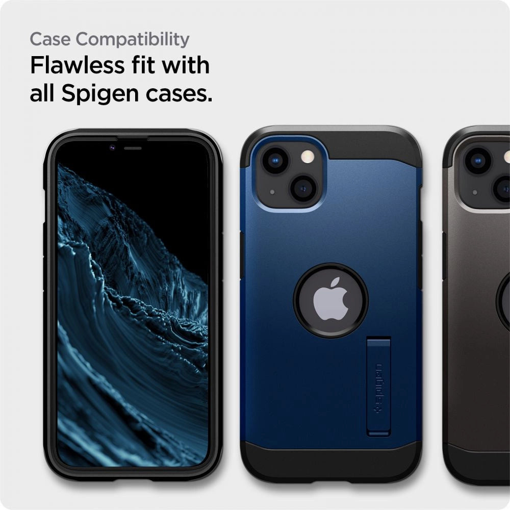 Szkło hartowane na iPhone 13 / 13 Pro / 14 / 16e / 17e- czarne 2 szt. – zdjęcie 8