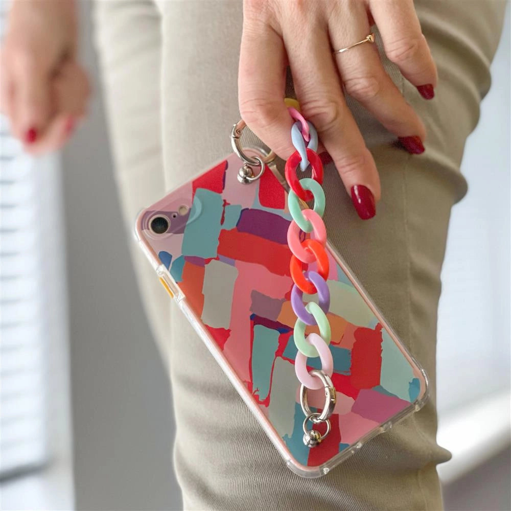 Color Chain Case żelowe do iPhone 8 Plus / iPhone 7 Plus wielokolorowy – zdjęcie 3