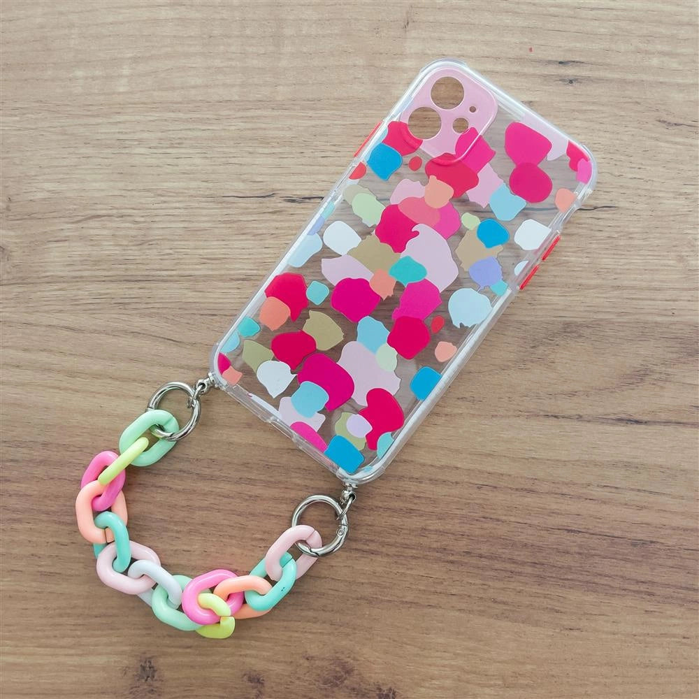 Color Chain Case żelowe do iPhone 8 Plus / iPhone 7 Plus wielokolorowy – zdjęcie 6