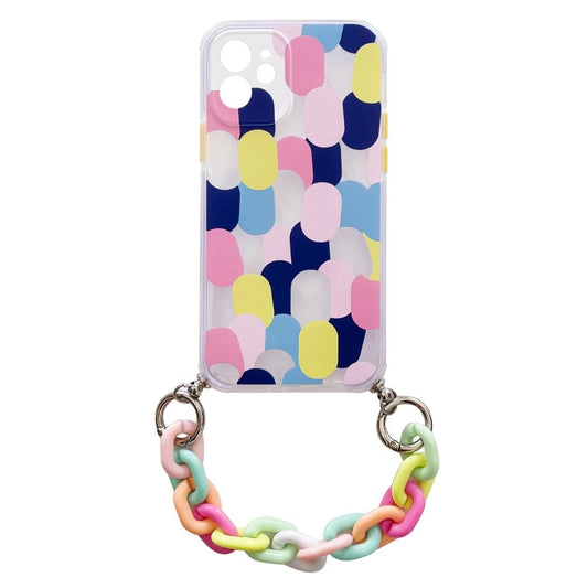 Color Chain Case żelowe do iPhone 8 Plus / iPhone 7 Plus wielokolorowy