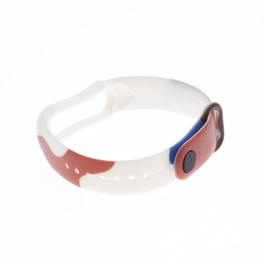 Strap Moro opaska do Xiaomi Mi Band 5 / 6 silikonowy do zegarka wzór 8