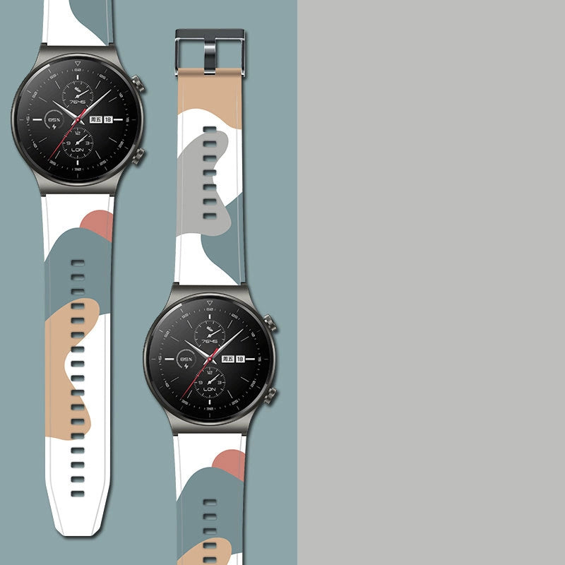Strap Moro opaska do Huawei Watch GT2 Pro silikonowy do zegarka wzór 3 – zdjęcie 3