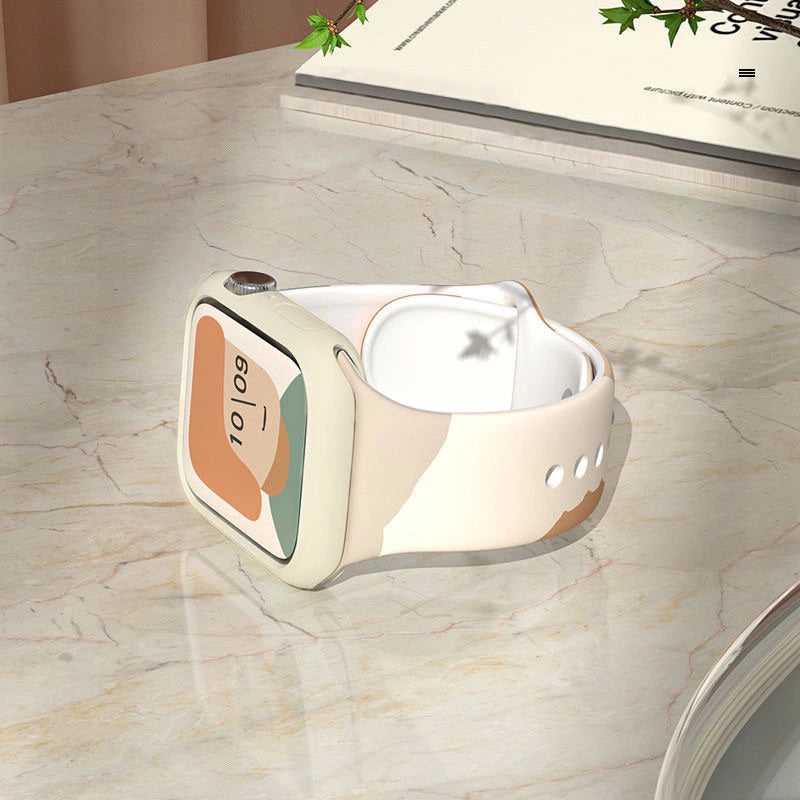 Silikonowy pasek Strap Moro do Apple Watch 42 / 44 / 45 / 49 mm - wzór 1 – zdjęcie 5