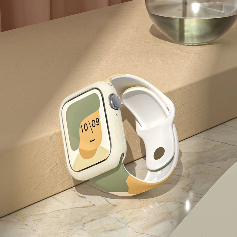 Silikonowy pasek Strap Moro do Apple Watch 42 / 44 / 45 / 49 mm - wzór 6 – zdjęcie 6
