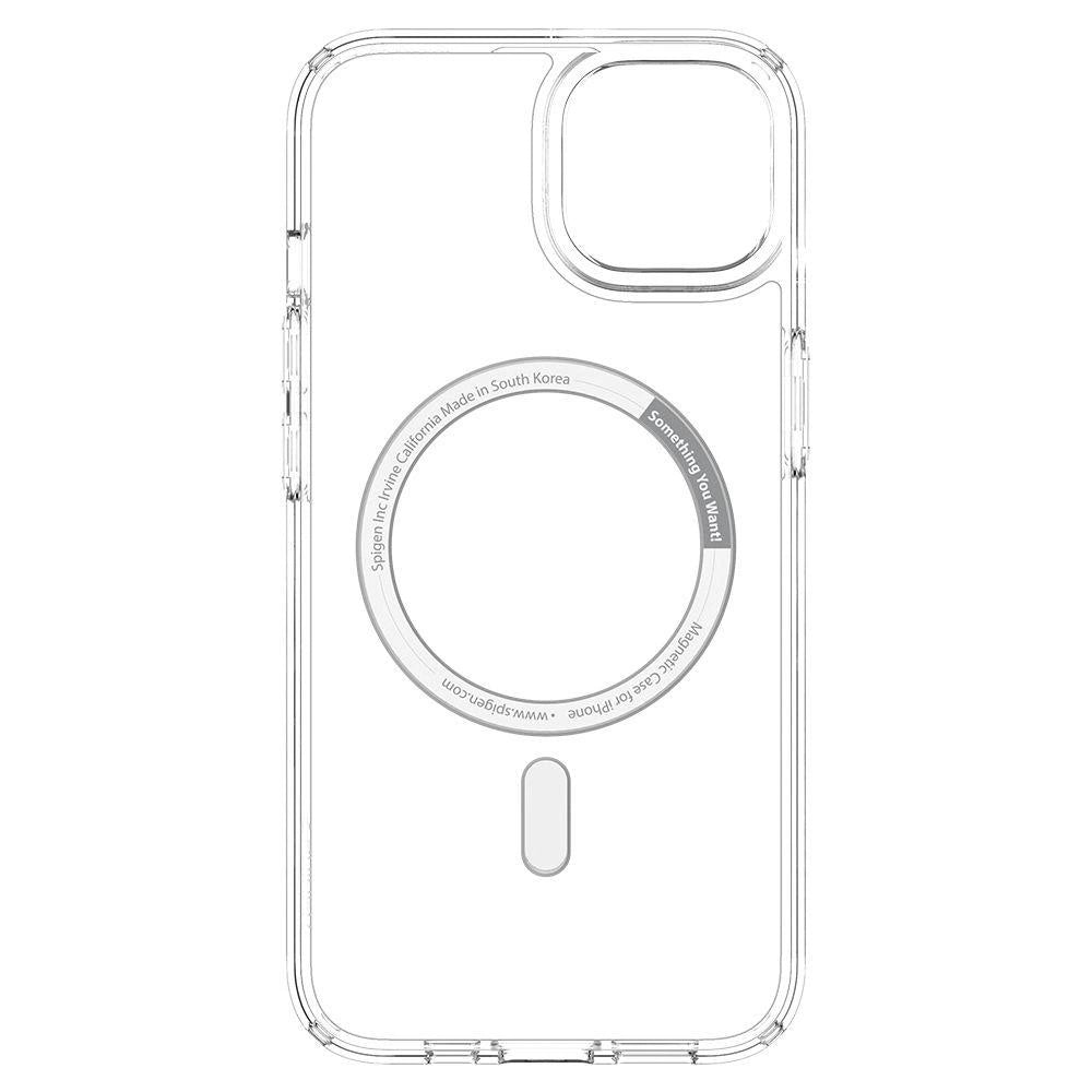 Etui Spigen Ultra Hybrid Mag z MagSafe na iPhone 13 mini - białe – zdjęcie 4
