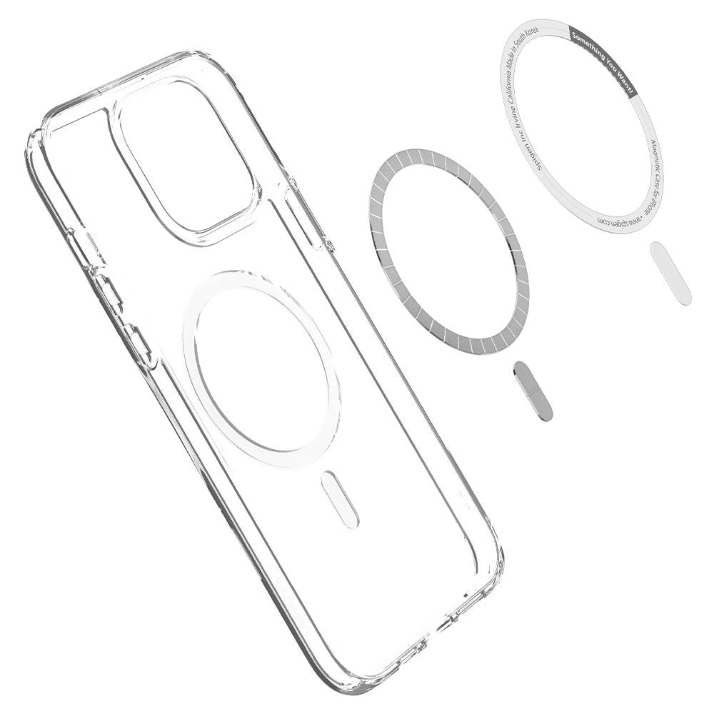 Etui Spigen Ultra Hybrid Mag z MagSafe na iPhone 13 Pro - białe – zdjęcie 8