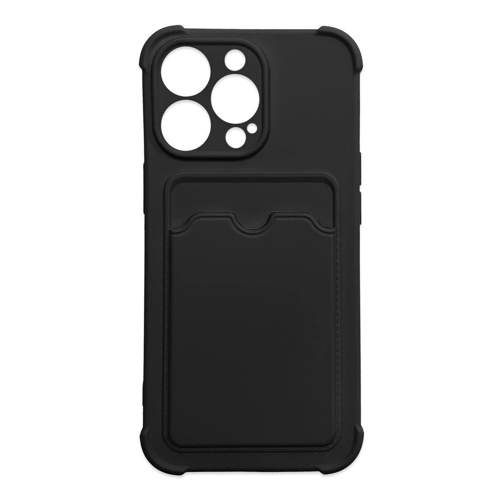 Card Armor Case etui na kartę silikonowe pancerne etui Air Bag czarny
