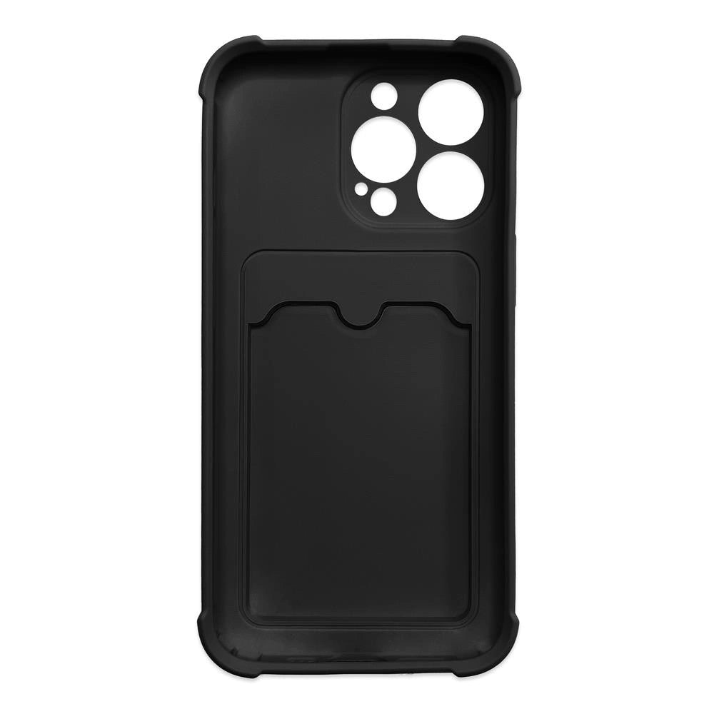 Card Armor Case etui na kartę silikonowe pancerne etui Air Bag czarny – zdjęcie 2