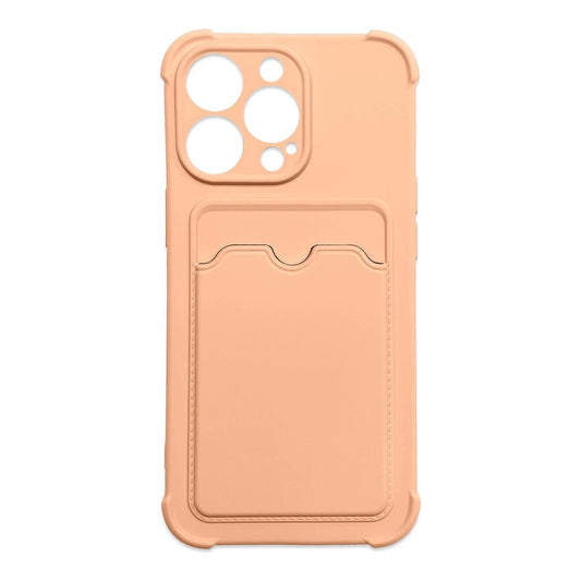 Card Armor Case etui na kartę silikonowe pancerne etui Air Bag różowy