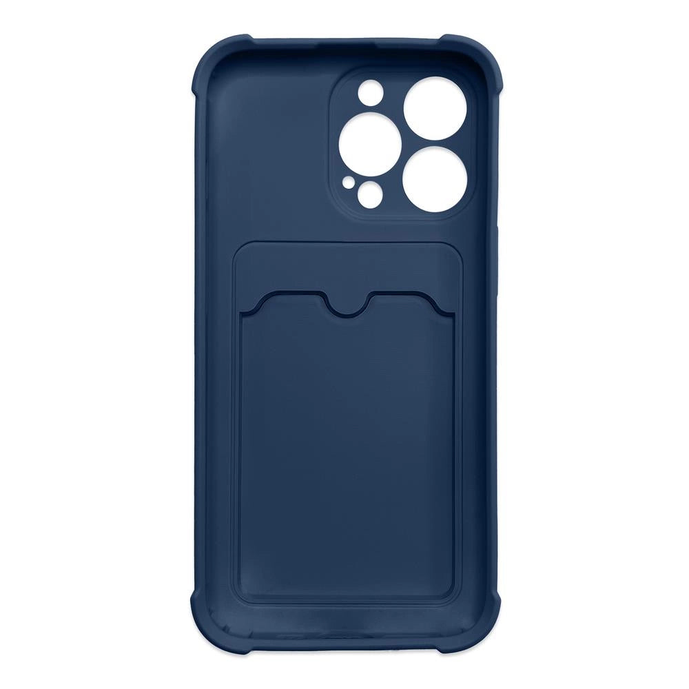Card Armor Case etui na kartę silikonowe pancerne etui Air Bag granatowy – zdjęcie 2