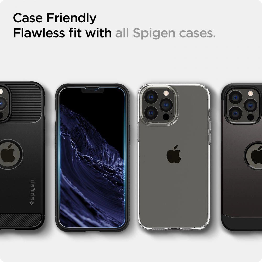 Szkło hartowane Spigen na iPhone 13 / 13 Pro / 14 / 16e / 17e- 2 szt. – zdjęcie 5
