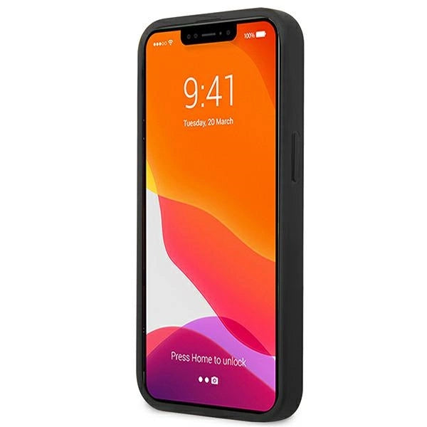 Etui BMW Leather Curve Perforate na iPhone 13 mini - czerwone – zdjęcie 4