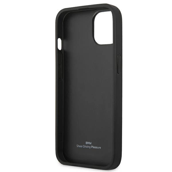 Etui BMW Leather Curve Perforate na iPhone 13 mini - czerwone – zdjęcie 6