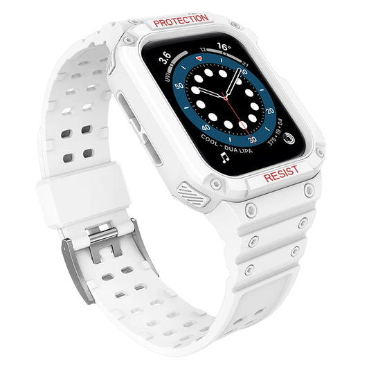 Pasek z etui do Apple Watch 38 / 40 / 41 mm opaska obudowa pancerna