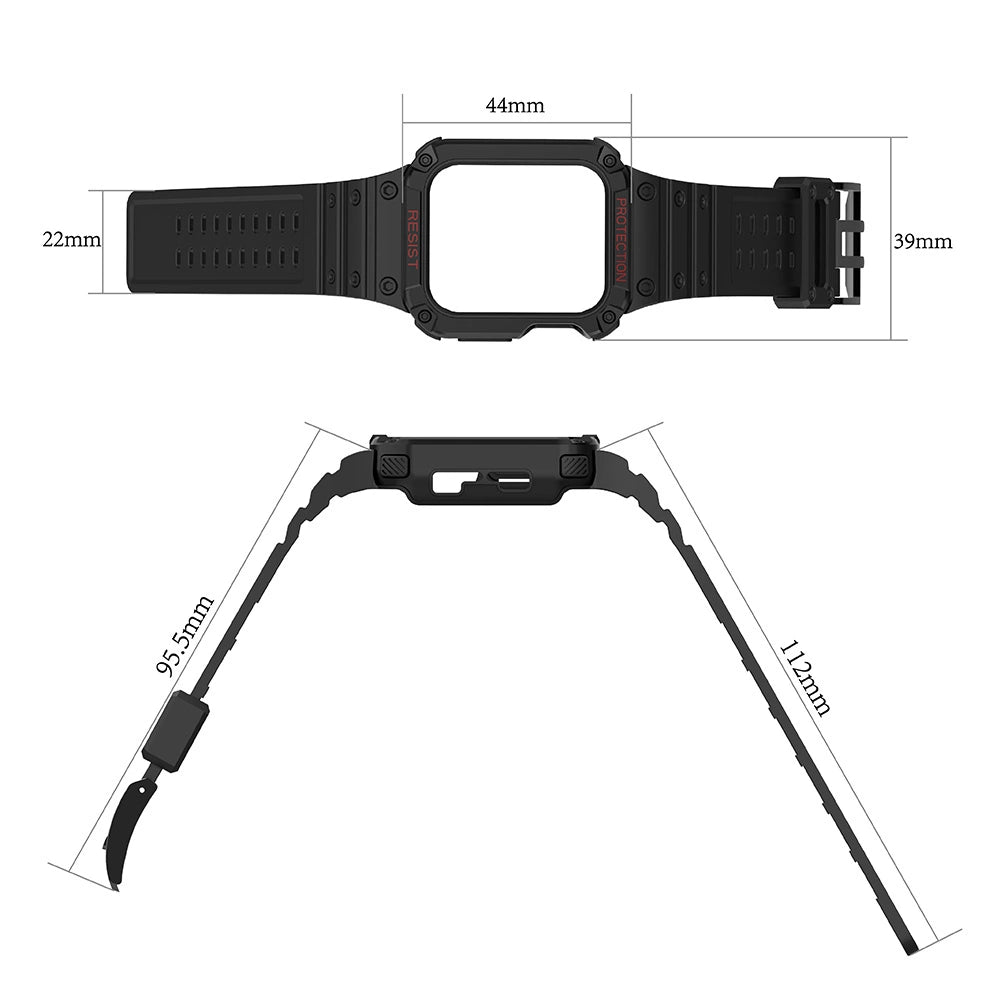 Pasek z etui ochronnym Protect Strap Band do Apple Watch 42 – zdjęcie 5