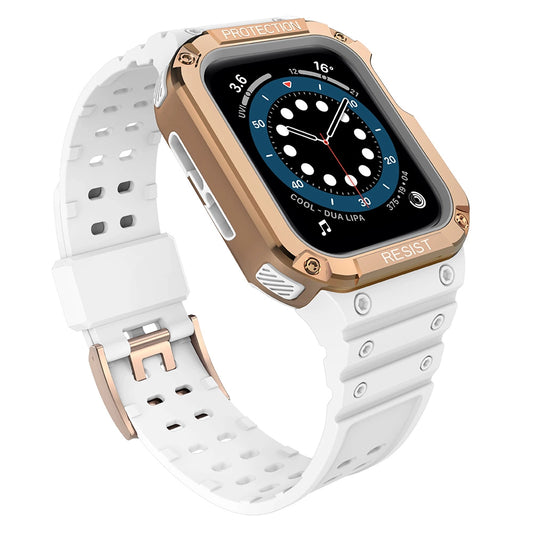 Pasek z etui do Apple Watch 38 / 40 / 41 mm opaska obudowa pancerna