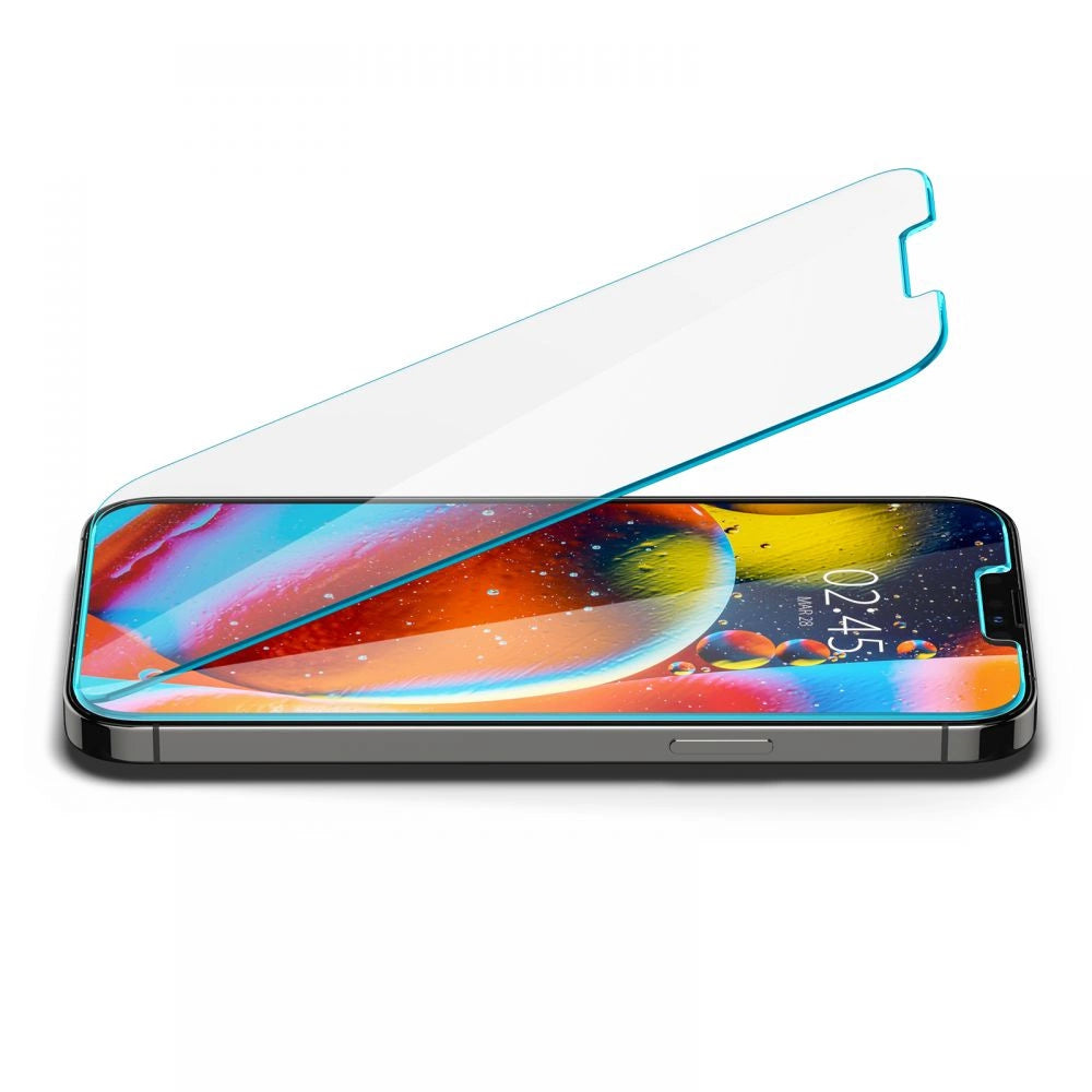 Szkło hartowane Spigen Glas.tR Slim na iPhone 13 / 13 Pro / 14 / 16e / 17e – zdjęcie 2
