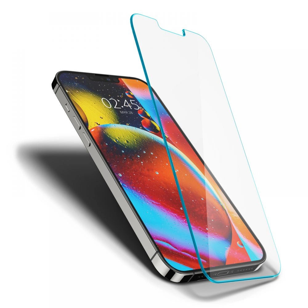 Szkło hartowane Spigen Glas.tR Slim na iPhone 13 / 13 Pro / 14 / 16e / 17e – zdjęcie 4
