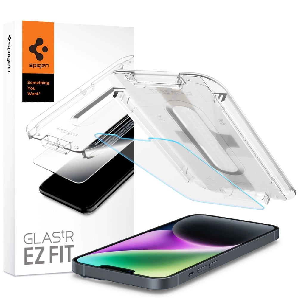 Szkło hartowane Spigen Glas.tR EZ na iPhone 13 / 13 Pro / 14 / 16e / 17e